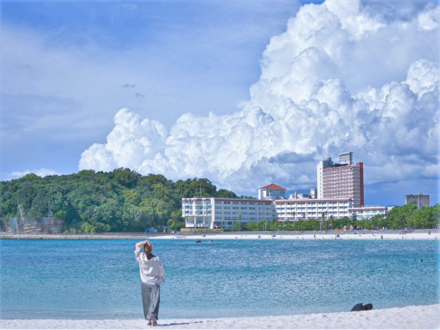 大人気の南紀白浜でのお仕事です☆