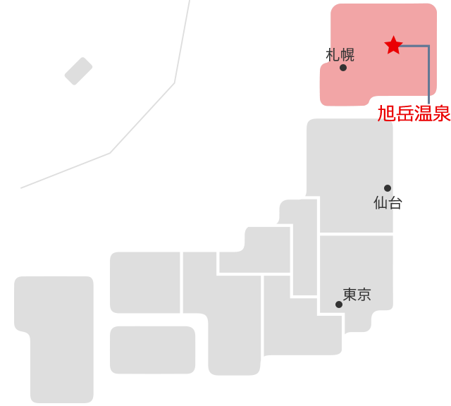旭岳温泉MAP