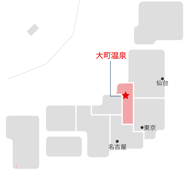 大町温泉マップ