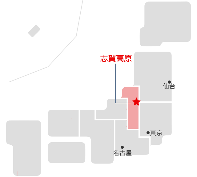 志賀高原マップ