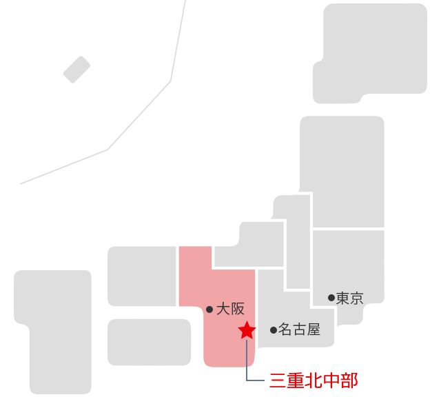 三重北中部マップ