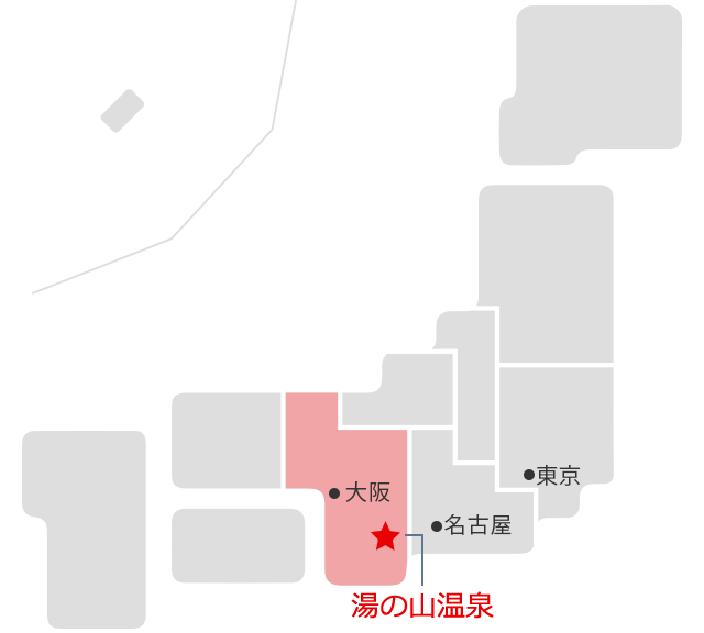 湯の山温泉マップ