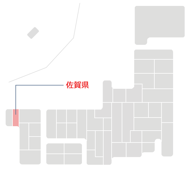 佐賀県マップ