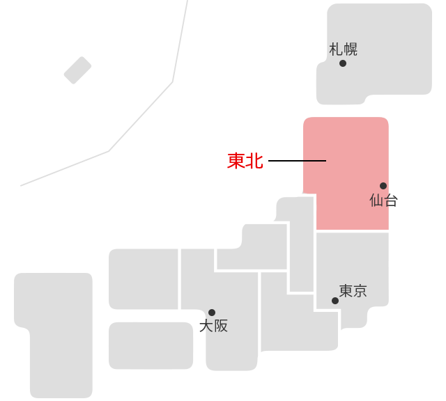 東北マップ