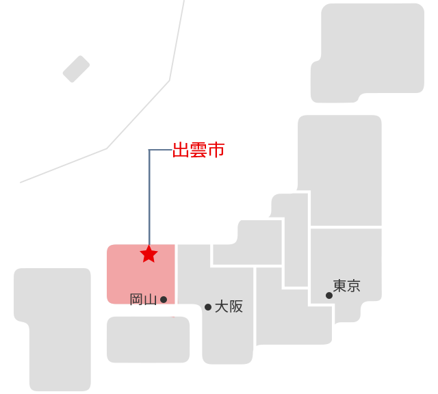 出雲市マップ