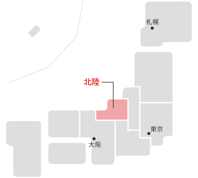 北陸マップ