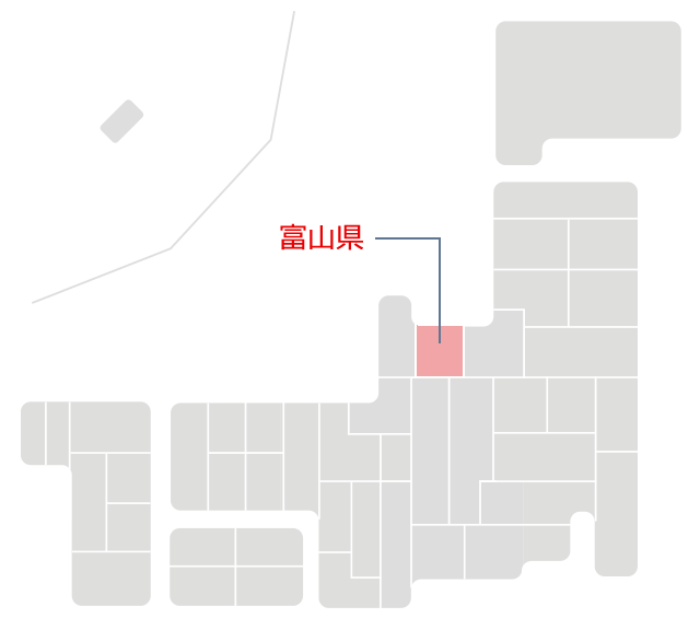 富山県マップ