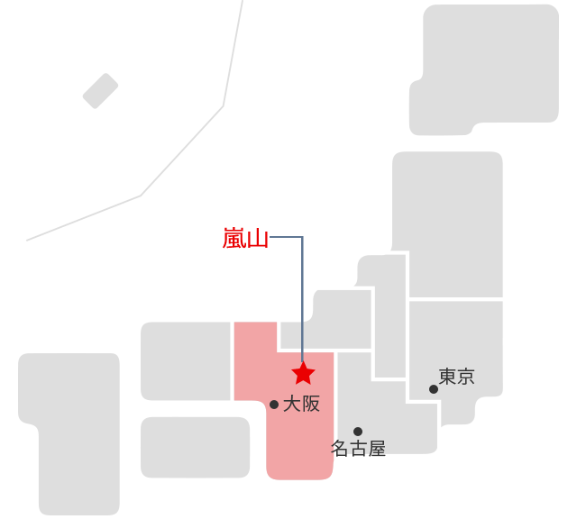 嵐山マップ
