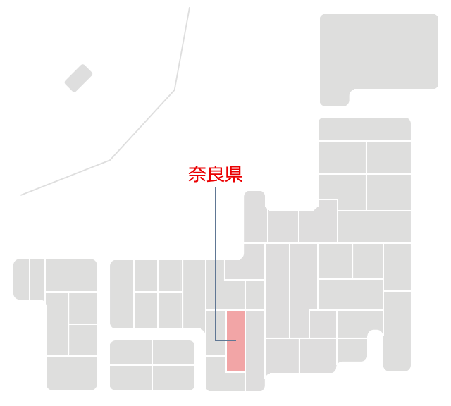 奈良県マップ