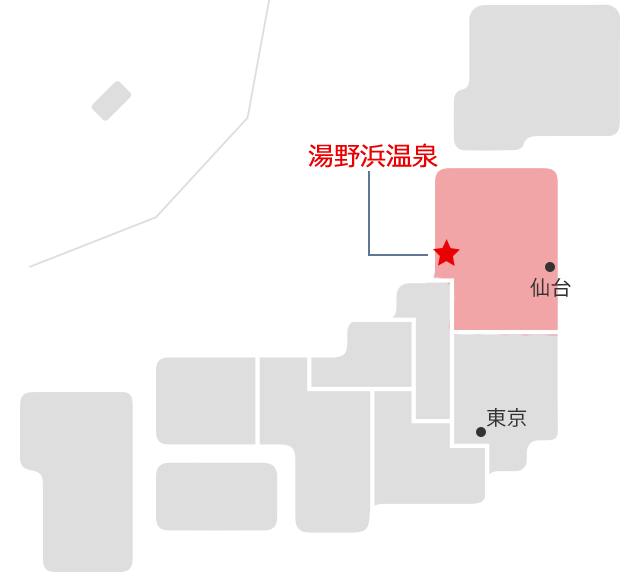 湯野浜温泉マップ