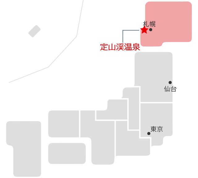 定山渓温泉MAP