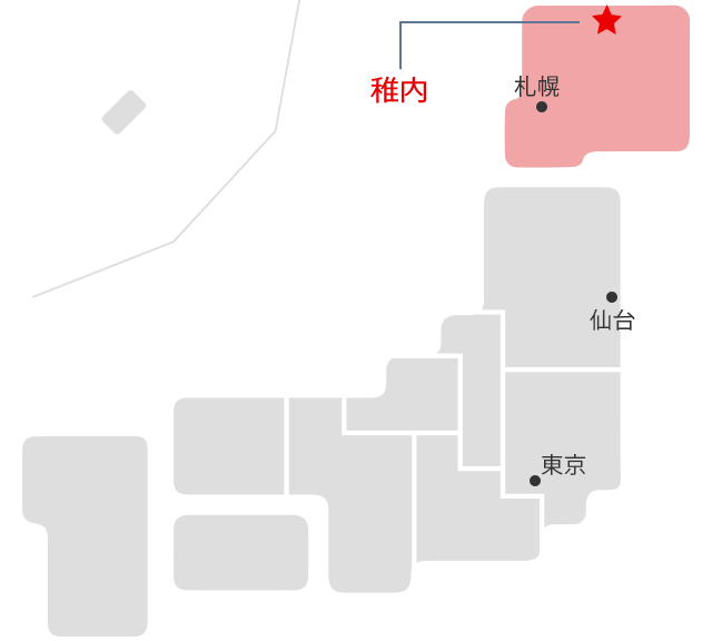 稚内MAP