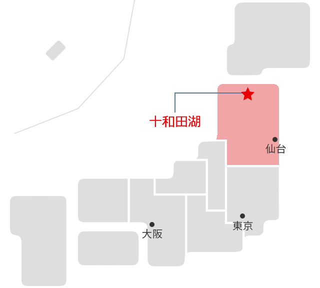 十和田湖マップ