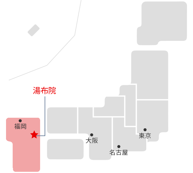 湯布院マップ