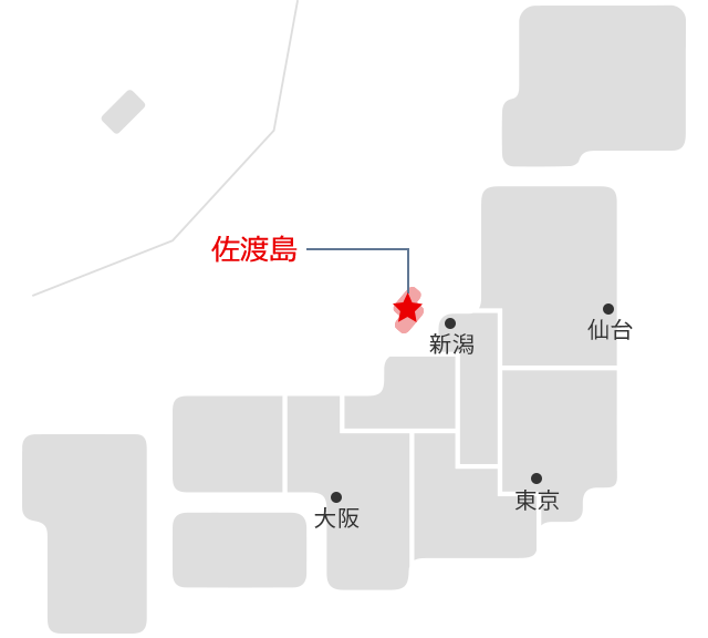 佐渡島マップ
